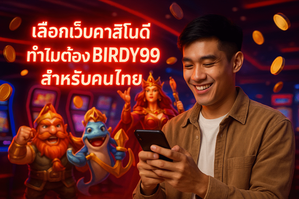 เลือกเว็บคาสิโนดี ทำไมต้อง BIRDY99 สำหรับคนไทย