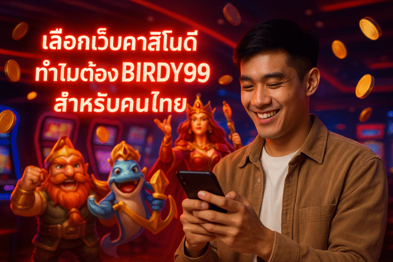 เลือกเว็บคาสิโนดี ทำไมต้อง BIRDY99 สำหรับคนไทย