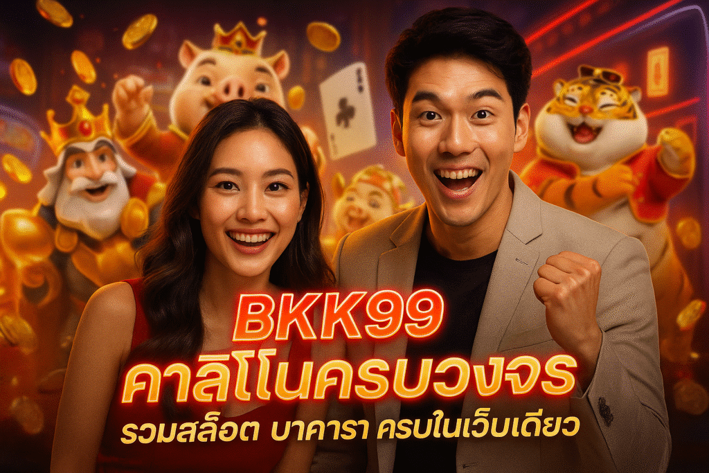 BKK99 คาสิโนครบวงจร รวมสล็อต บาคาร่า ครบในเว็บเดียว