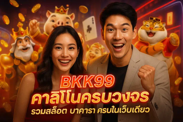 BKK99 คาสิโนครบวงจร รวมสล็อต บาคาร่า ครบในเว็บเดียว