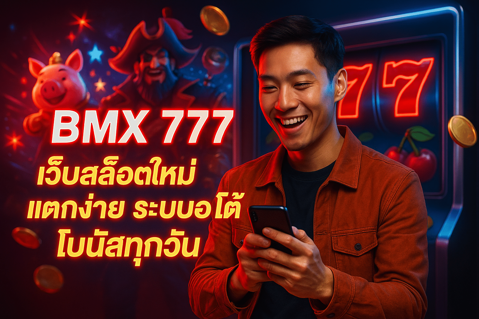 BMX 777 เว็บสล็อตใหม่ แตกง่าย ระบบออโต้ โบนัสทุกวัน